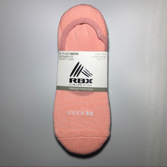 RBX Accessories - RBX women’s no show 4 pair size 5-9.5